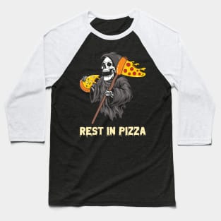 Rest In Pizza Baseball T-Shirt